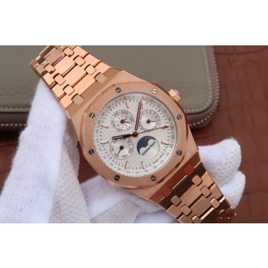 Audemars-Piguet Royal Oak 41mm 26574 White Dial WJ00846