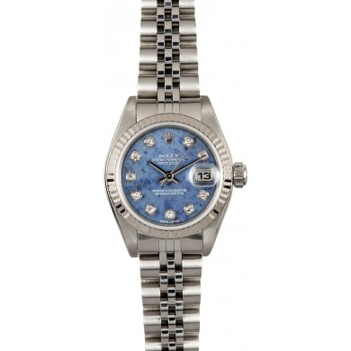 Best Ladies Rolex Datejust 79174 Sodalite JW0321