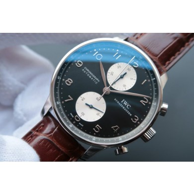 Best Quality IWC Portuguese Chrono IW371404 Brown Leather Strap IWC WJ01051