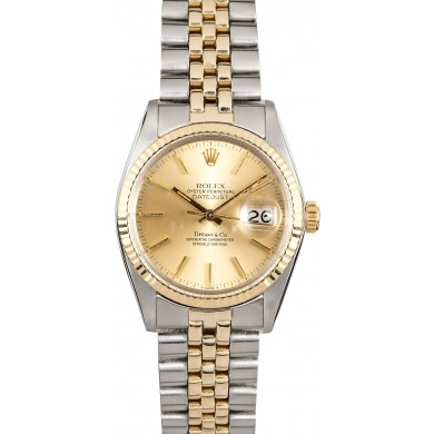 Best Rolex Datejust 1601 Tiffany & Co Dial JW1822