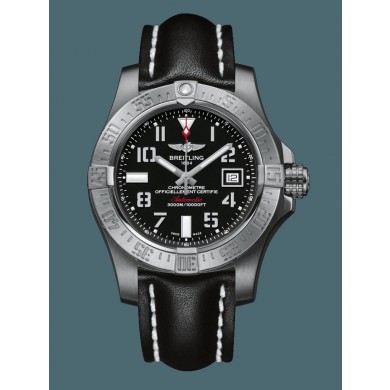 Breitling Avenger II Seawolf Steel satin-finish Volcano Black WJ01323