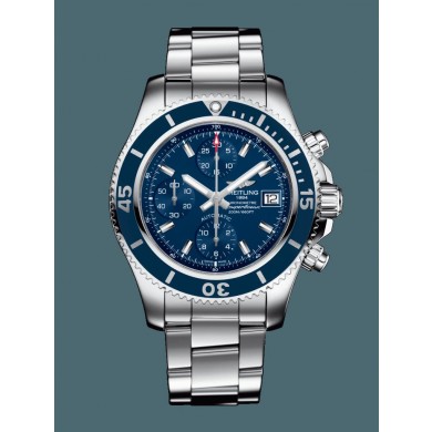 Breitling Superocean Chronograph 42 Steel Mariner Blue WJ00587