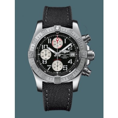 Cheap Fake Breitling Avenger II Steel Volcano Black WJ00449