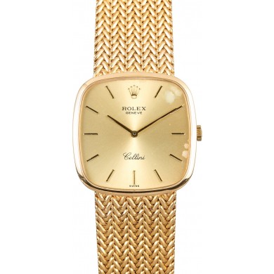 Imitation Rolex Vintage Gold Cellini JW2547