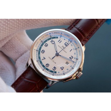 IWC Portuguese Automatic Yacht Club White Dial Blue Hand WJ00821