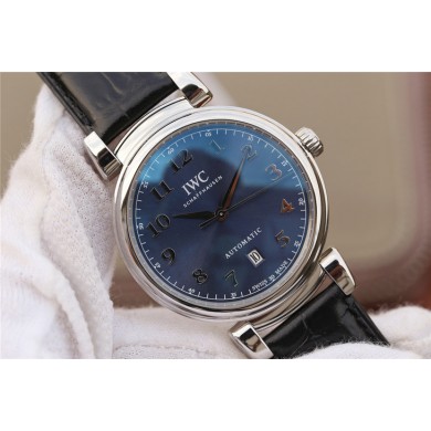 IWC TW Da Vinci IW3566 Blue Dial Black Leather Strap IWC WJ00266