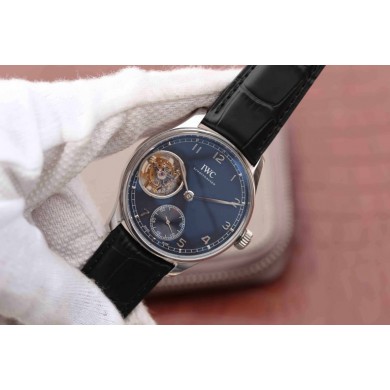 IWC YLF AZ Portuguese Tourbillon Blue Dial WJ01102