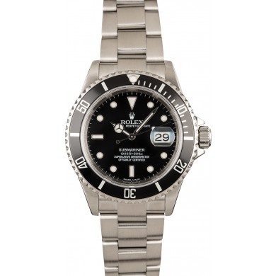 Knockoff Rolex Submariner 16610 No Holes Case JW2428