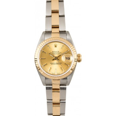 Ladies Datejust 79173 Champagne Dial JW0277