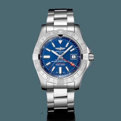 Luxury Breitling Avenger II GMT Steel Mariner Blue Breitling WJ00574