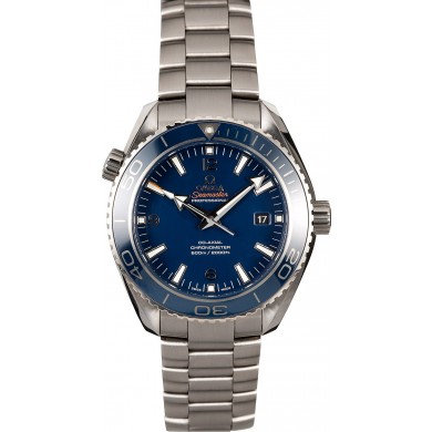 Omega Seamaster Planet Ocean 600M Co-Axial GMTOmega Seamaster Planet Ocean 600M Titanium JW0959