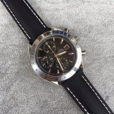 Omega Speedmaster 3210 Black Dial Black Nylon Strap Omega WJ01293