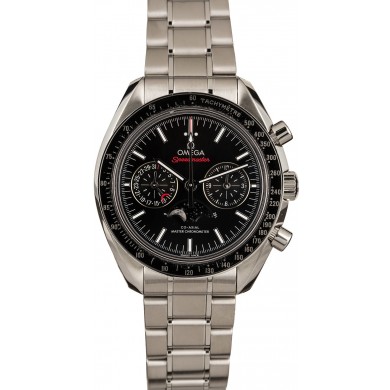 Omega Speedmaster Moonphase Chronograph Black Dial JW1039