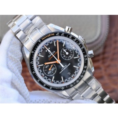 Omega Speedmaster Moonwatch Black Dial Orange Hand Bracelet WJ00894