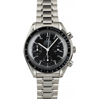 Omega Speedmaster Reduced Automatic Steel Chronograph Black Dial JW1076