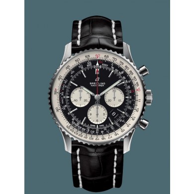 Replica Best Quality Breitling Navitimer 1 B01 Chronograph 46 Steel Black WJ00337