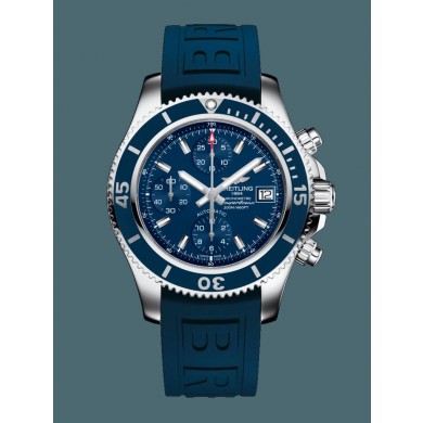 Replica Breitling Superocean Chronograph 42 Steel Mariner Blue WJ01306