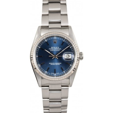 Replica Rolex Datejust 16234 Blue JW1892