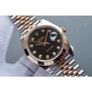 Rolex DateJust 41mm 126303 Polished Bezel Black Dial Bracelet Rolex WJ01241