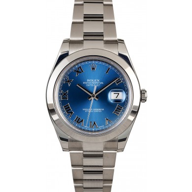 Rolex Datejust II Ref 116300 Blue Dial JW1945