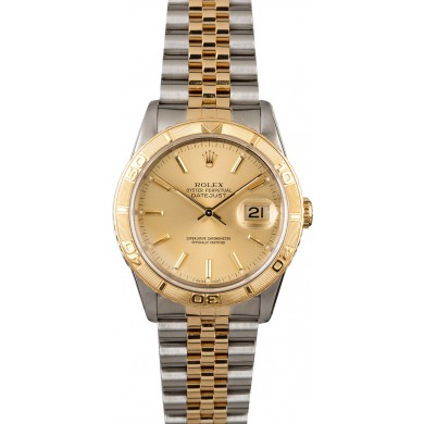 Rolex Datejust Turn-O-Graph 16263 Jubilee Band JW1979