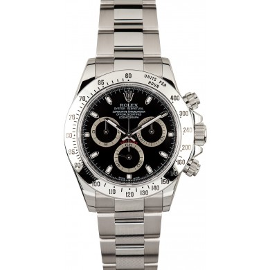 Rolex Steel Daytona 116520 Black JW2394