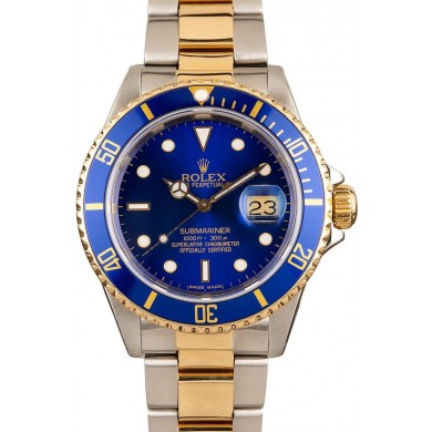 Rolex Submariner 16613 Blue Dial JW2448