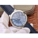 Cartier Cartier Ballon Bleu 42mm CRF Blue Textured Dial Leather Strap Cartier WJ01010