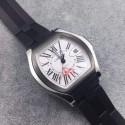 Cartier Roadster White Dial Black Rubber Strap Cartier WJ00457