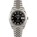 Cheap Rolex Datejust 41 Ref 126334 Black Diamond Dial JW1911