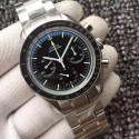 Imitation Omega Speedmaster MoonWatch NASA Black Dial Bracelet WJ01399