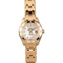 Ladies Rolex Pearlmaster 80318 Diamond Dial JW0349