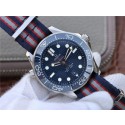 Omega Seamaster Diver 300M Blue Ceramic Dial Blue/Red/Gray Nato Strap Omega WJ00019