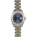 Replica Best Rolex Ladies Datejust 179174 Blue Dial JW0465