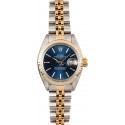 Replica Designer Lady Rolex Datejust Blue Dial 6917 JW0373