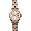 Replica Rolex Lady Datejust 179161PSO Rose Gold JW0533