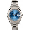 Rolex Datejust II Blue Roman Dial 116334 JW1944