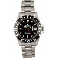 Hot Fake Vintage Rolex GMT-Master II Black Bezel 16750 JW2921