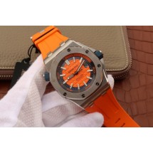 Audemars-Piguet Royal Oak Offshore Diver 2017 Orange 15710 Rubber Strap WJ01191