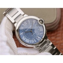 Cartier Cartier Ballon Bleu 42mm CRF Blue Textured Dial Bracelet WJ00221