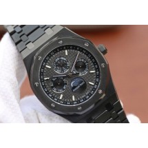 Copy Audemars-Piguet Royal Oak 41mm 26574 Black Dial Bracelet WJ01177