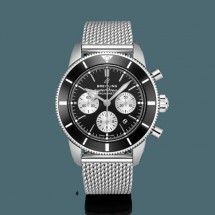 Copy Breitling Superocean Heritage II B01 Chronograph 44 Steel Black WJ01358