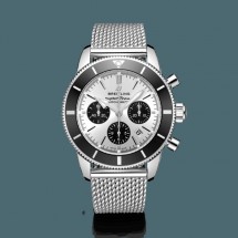 Fake Breitling Superocean Heritage II B01 Chronograph 44 Steel Silver Breitling WJ00589