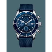 Fake Breitling Superocean Heritage II Chronograph 46 Steel Gun Blue WJ00095