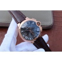 Imitation AAA Cartier Ballon Bleu De Cartier Chrono Black Dial WJ00035