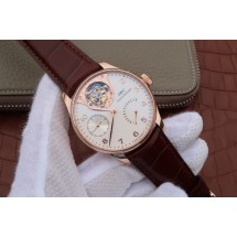 Imitation Best IWC AZ Portuguese Tourbillon IW5042 White Dial Leather Strap IWC WJ00800