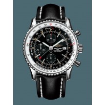 Imitation Breitling Navitimer 1 Chronograph GMT 46 Steel Black Breitling WJ00988