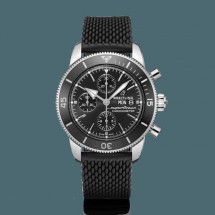 Imitation Breitling Superocean Heritage II Chronograph 44 Steel Volcano black/black WJ00352