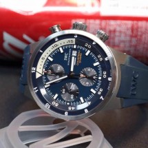 Imitation IWC Aquatimer Chronograph Cousteau Divers Blue Dial IWC WJ00646