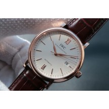 IWC MK Portofino IW356504 Automatic White Dial Leather Strap WJ00754